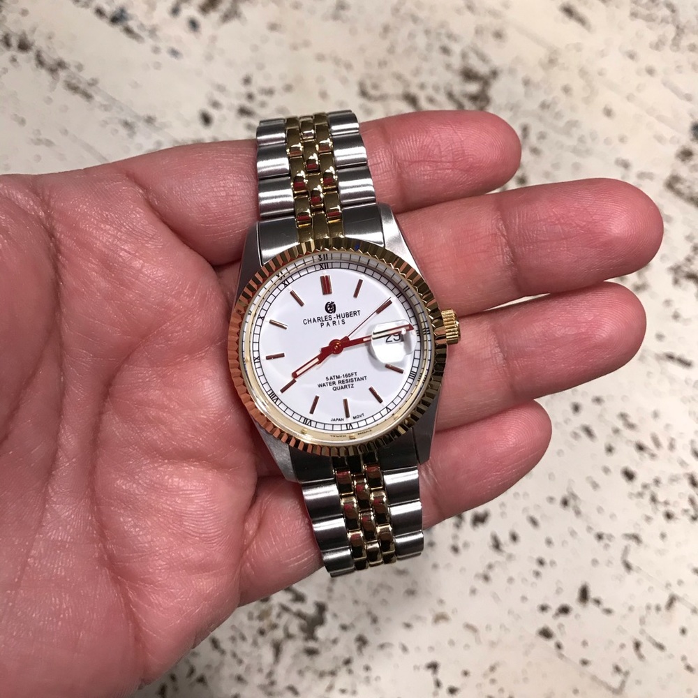 Two Tone Charles Hubert Watch